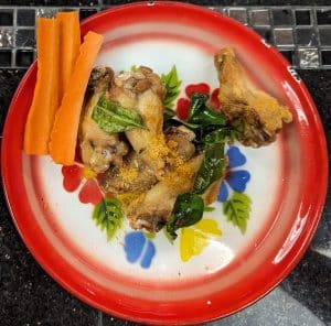 Golden Paradise Thai dry rub chicken wings at Tasty Thai in Tempe, Arizona