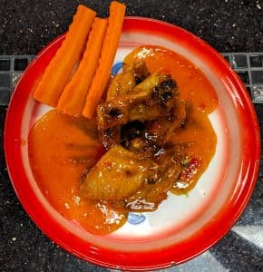 Sweet Habanero chicken wings at Tasty Thai in Tempe, Arizona