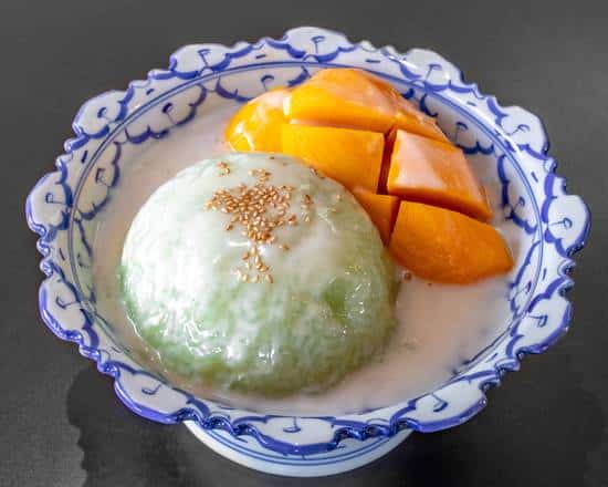 Mango sticky rice at Tasty Thai in Tempe